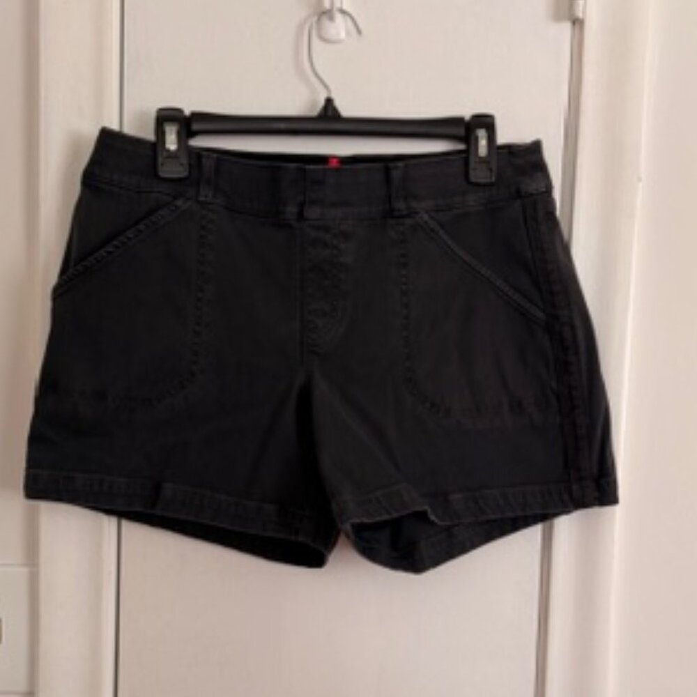 Spanx Twill Shorts - Grey - Size Large